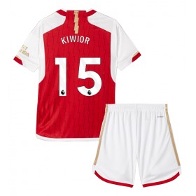 Arsenal Jakub Kiwior #15 Heimtrikot 2023-24 Kurzarm (+ kurze hosen)